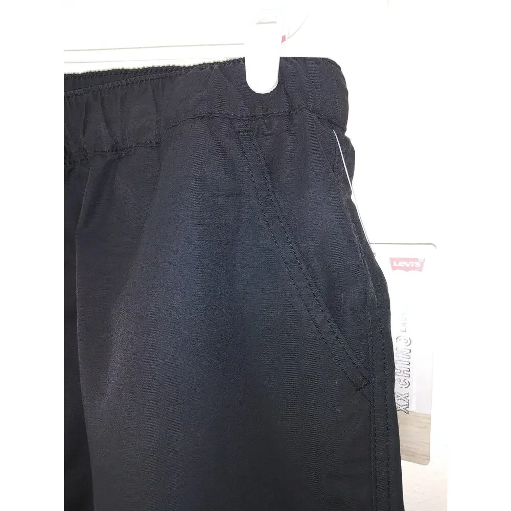 NWT Boy's Levi's Pull On Chino Shorts Black XL